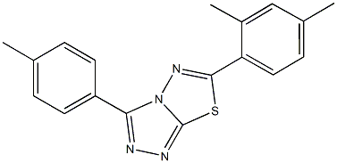 2,4 dimethylphenyl methylphenyl triazolo thiadiazole 724429 57